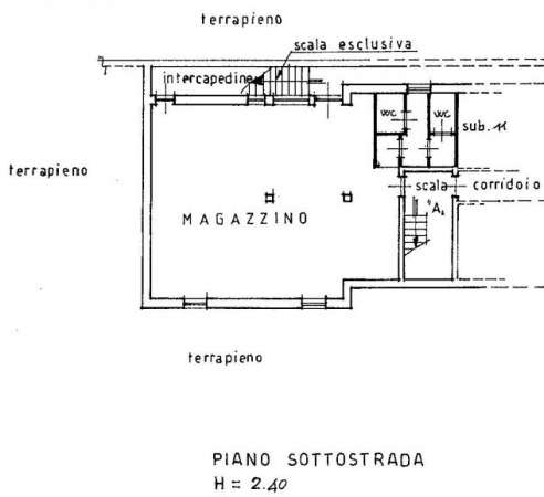 Foto Magazzino in Affitto a Albaretto della Torre